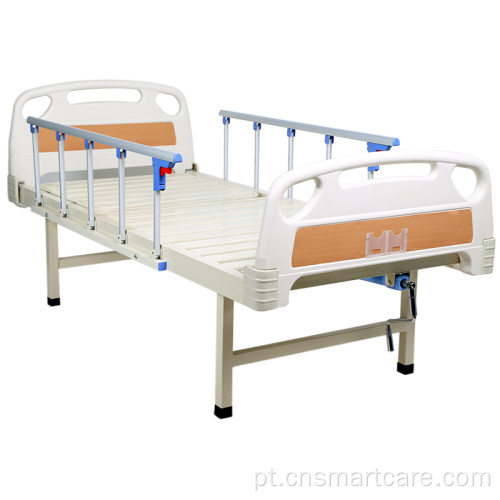 Cama de hospital de manivela única